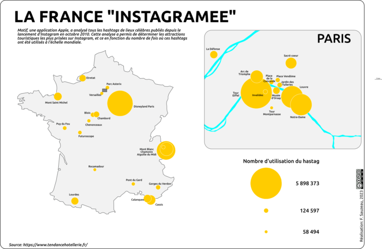 La France instagramée L atelier carto d HG Sempai