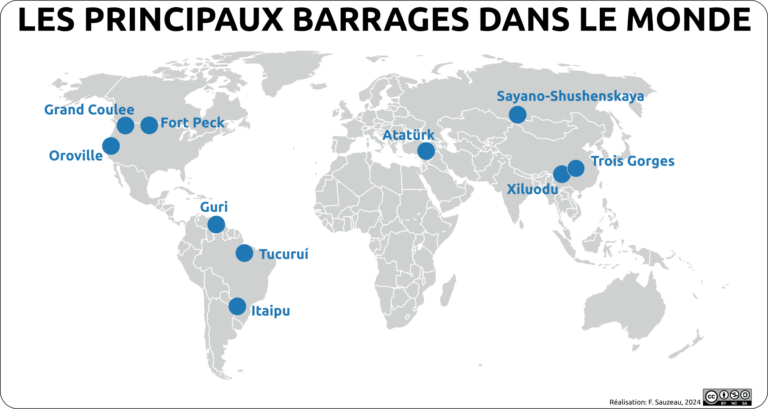 Les Principaux Barrages Dans Le Monde L Atelier Carto D HG Sempai