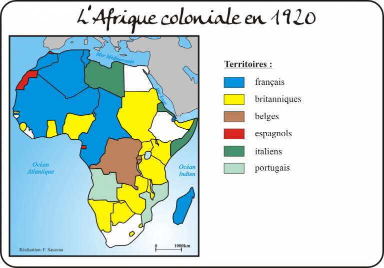 L’Afrique Coloniale En 1920 | L'atelier Carto D'HG Sempai