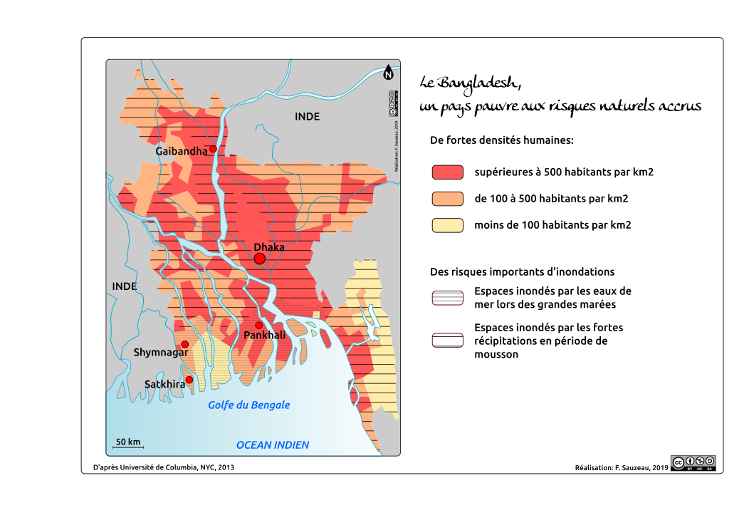 Risques Naturels Au Bangladesh L Atelier Carto D HG Sempai