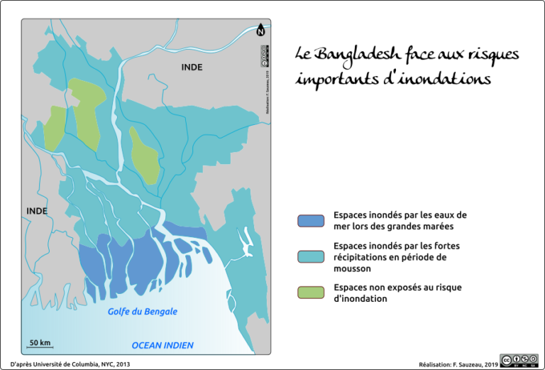 Les Inondations Au Bangladesh L Atelier Carto D Hg Sempai