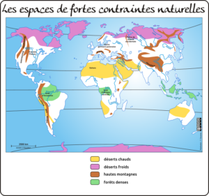 Les Espaces De Fortes Contraintes Naturelles L Atelier Carto D Hg Sempai