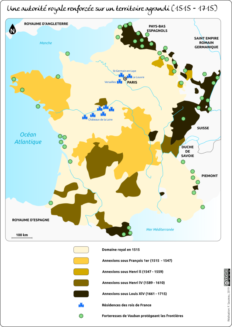 Royaume De France (1515-1715) | L'atelier Carto D'HG Sempai